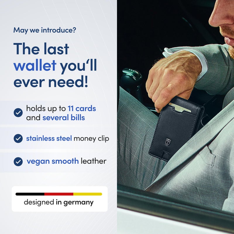 TRAVANDO Mens Wallet with Money Clip AUSTIN RFID Blocking Bifold Credit Card Holder for Men with Gift Box - Image 2